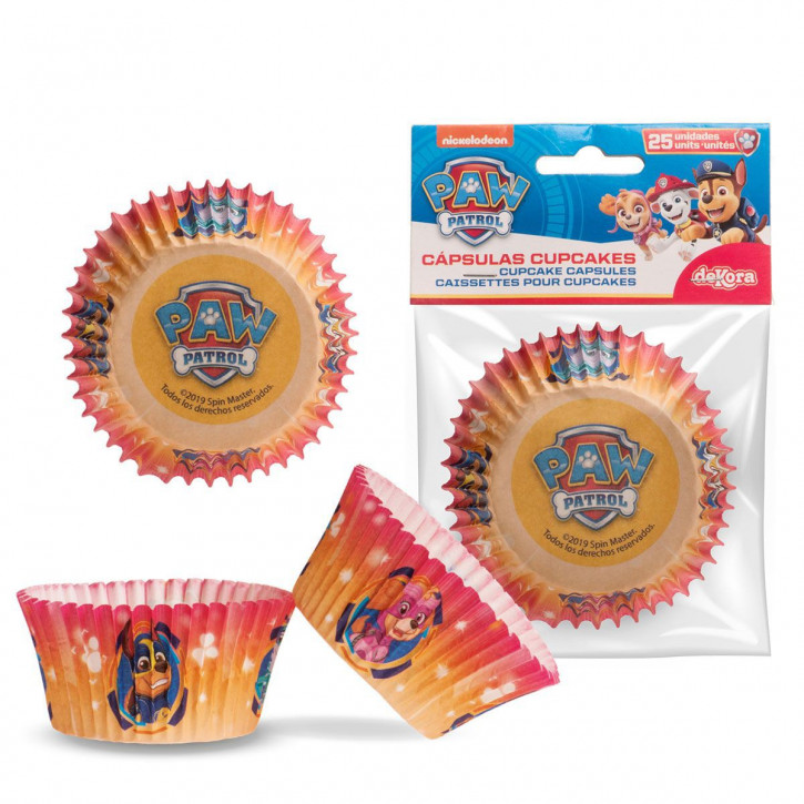 Papierbackförmchen Paw Patrol 25pc