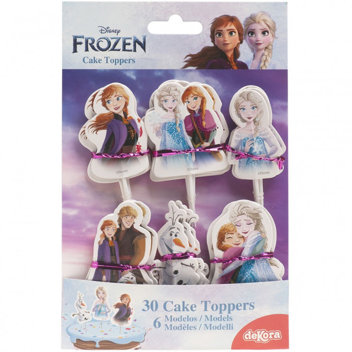 Topper für Cupcake Frozen set/36