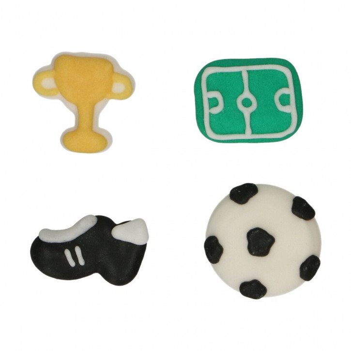 Zucker Dekoration Fußball set/8