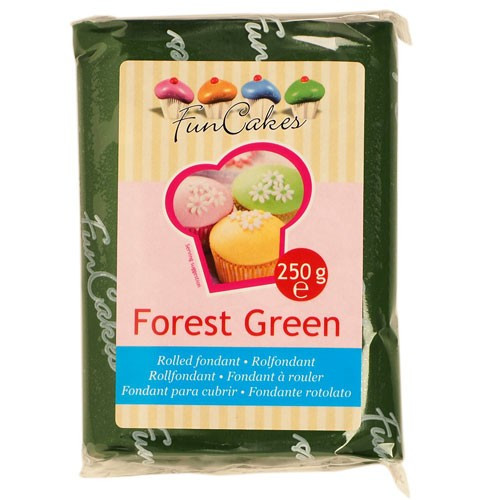 Fondantmasse 250g forest green waldgrün