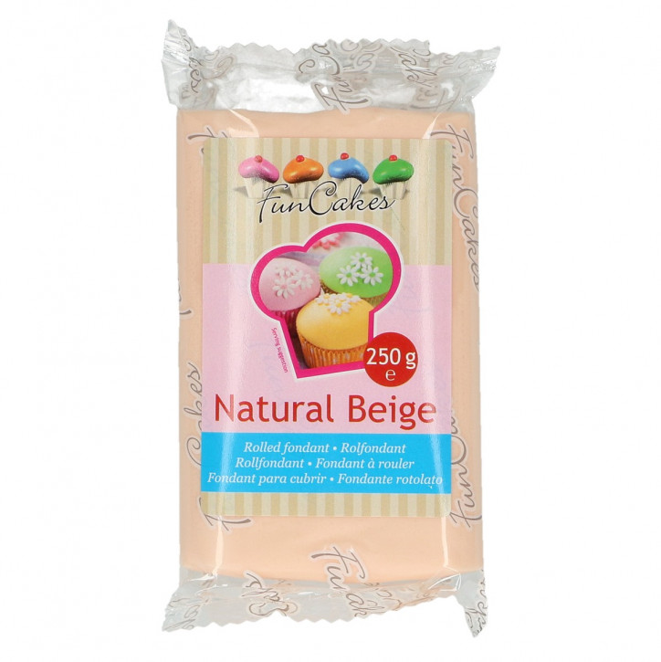 Fondantmasse 250g natural beige beige