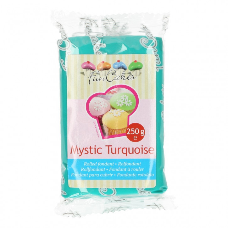 Fondantmasse 250g mystic turquoise türkis