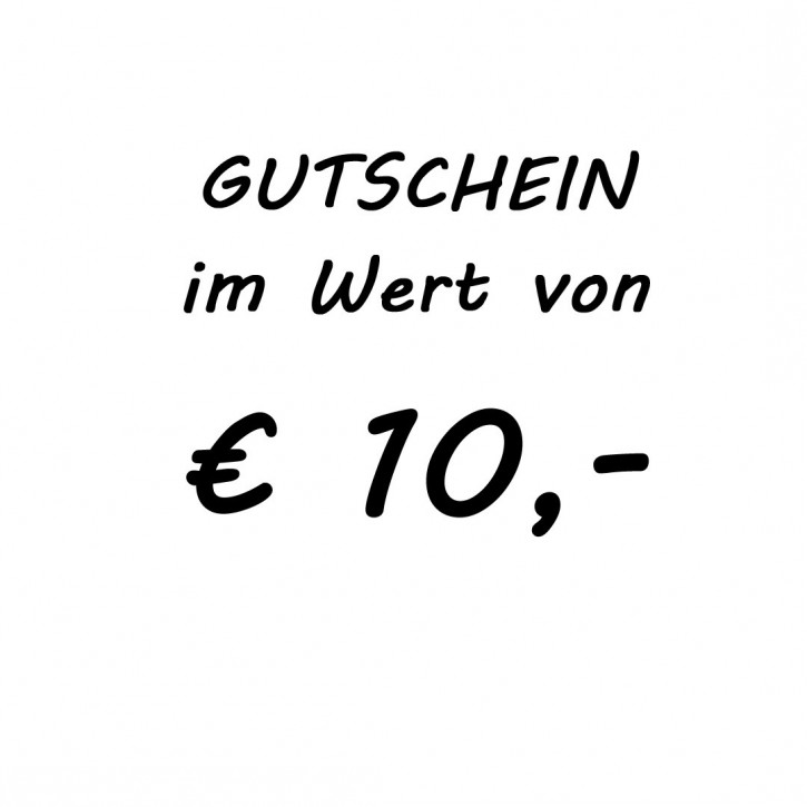 Gutschein EUR 10,- 