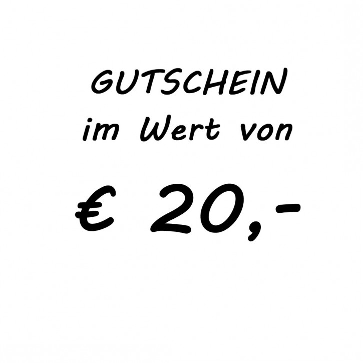 Gutschein EUR 20,-