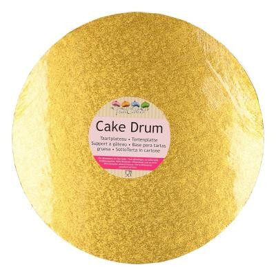 Cake Drum Round 12mm 30,0cm gold