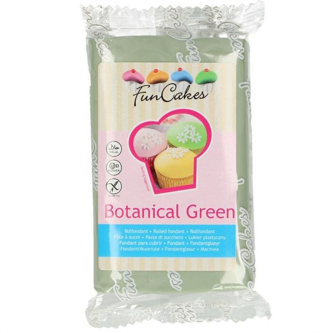 Fondantmasse 250g botanical green grün