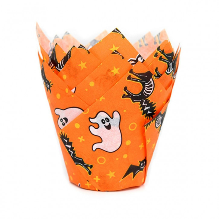 Papierbackförmchen TULPE Halloween pk/36