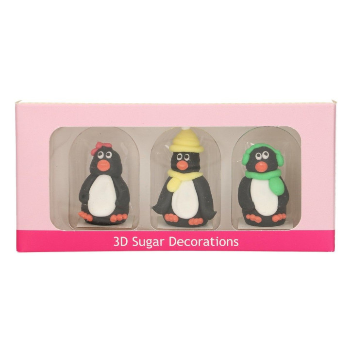 Zucker Dekoration Pinguine