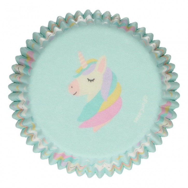 Papierbackförmchen Unicorn pk/48