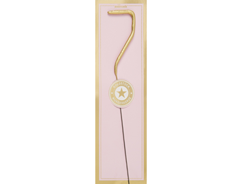 Wondercandle Zahl/Symbol gold 7