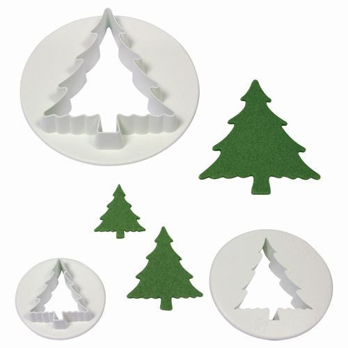 Ausstecher Tannenbaum set/3