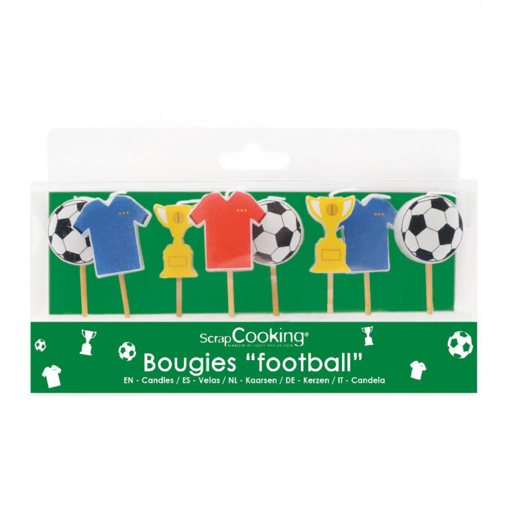 Kerzen Fußball set/8