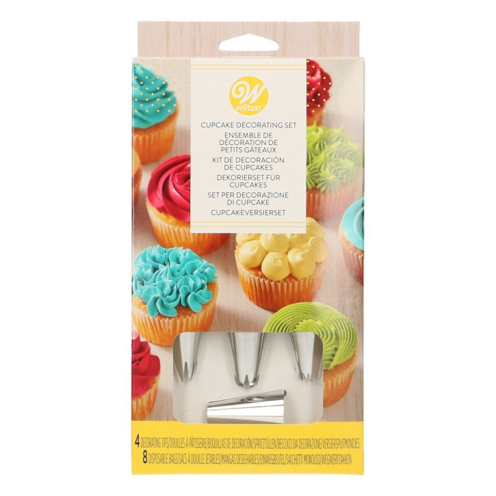 Tüllen Cupcake Dekoration Set/12