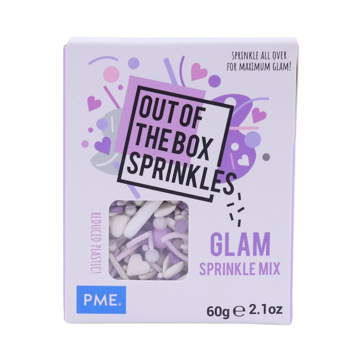 Streudekor Sprinkle Mix Glam lila