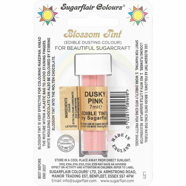 Lebensmittelfarbe Puder Dusky Pink